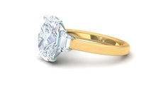 Load image into Gallery viewer, 2.7 Carat GIA Certified Cushion Diamond Engagement Ring