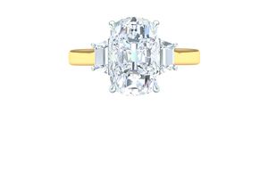 2.7 Carat GIA Certified Cushion Diamond Engagement Ring