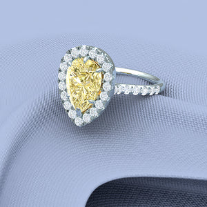 2 Carat Pear Shape Diamond Ring