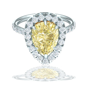 2 Carat Pear Shape Diamond Ring