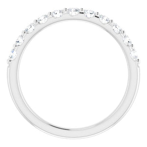 .50 Carat U Cut Pave' Band