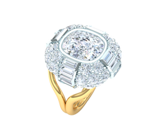 Load image into Gallery viewer, 7 Carats Cushion Diamond Engagement Ring