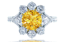 Load image into Gallery viewer, Rare Orange Diamond Ring