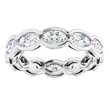 Load image into Gallery viewer, 2.5 Carat Oval Diamond Eternity Band